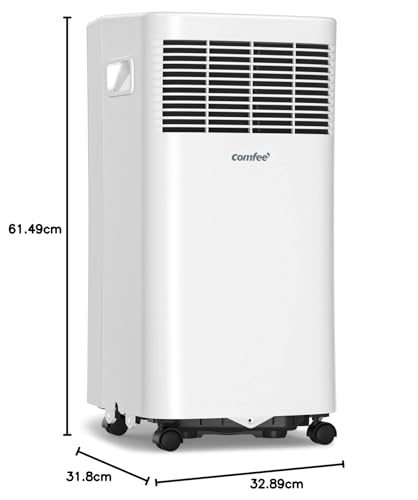 Comfee Aire Acondicionado Portátil 5000BTU Silencioso 3 en 1 con Mando a Distancia