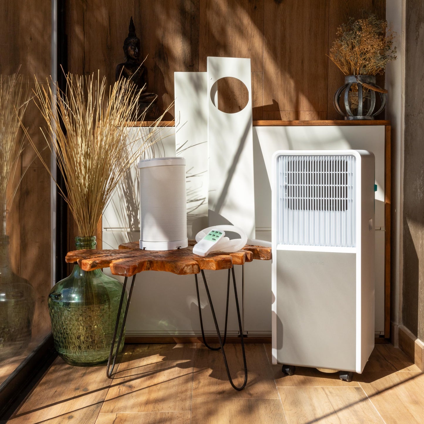Cecotec ForceClima 9450 Aire Acondicionado Portátil 9000 BTU Bomba de Calor LED Mando 16 m² Blanco