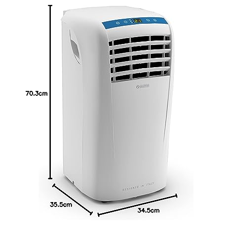Aire Acondicionado Portátil Olimpia Splendid Dolceclima Compact 8X – 8000 BTU, 3 en 1, Blanco