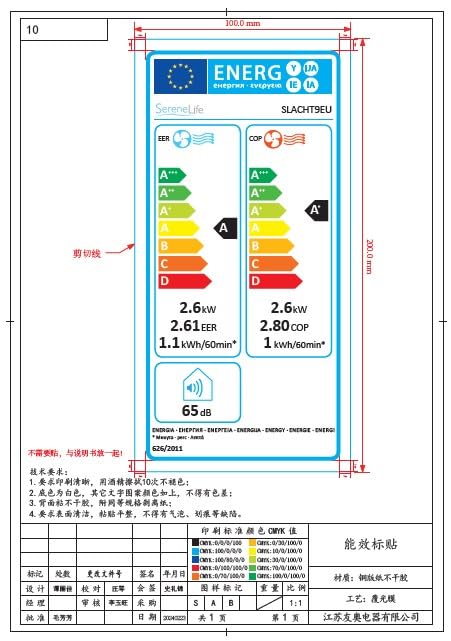 Aire Acondicionado Móvil SereneLife 4 en 1 – 9000 BTU, Con Calefacción y Deshumidificador