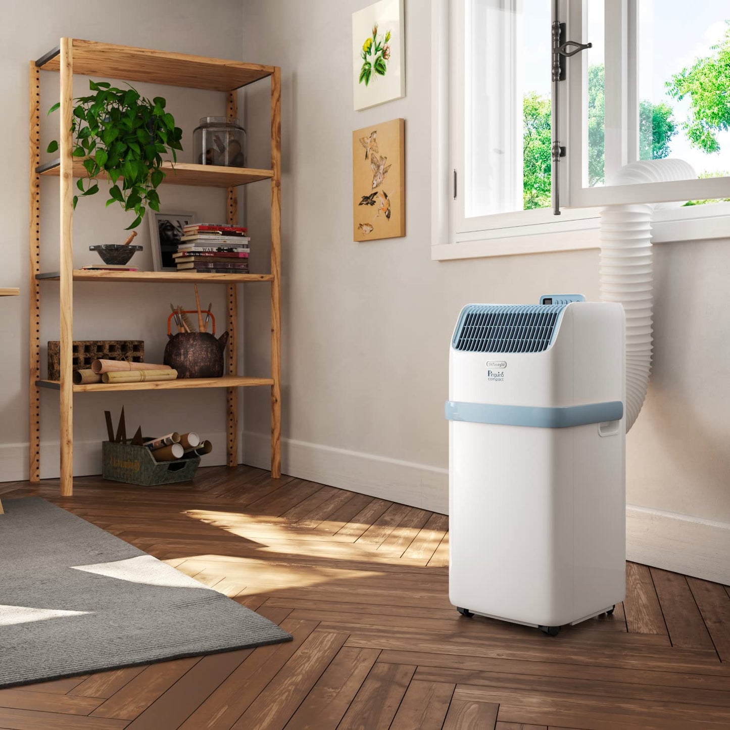 De'Longhi Pinguino PAC ES72 Aire Acondicionado Portátil 8300 BTU 2,1 kW Deshumidificador